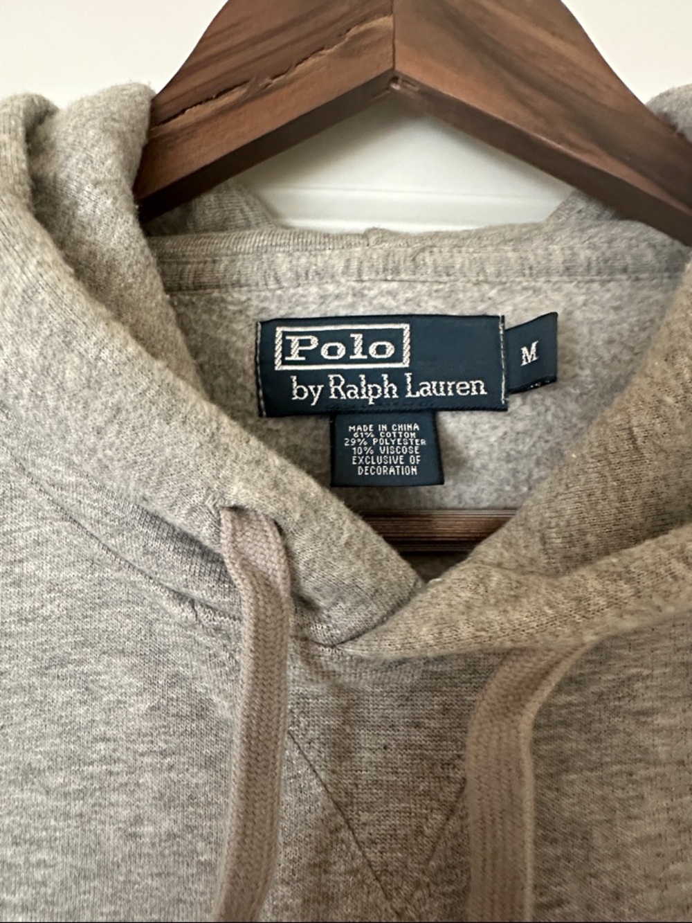 Polo Ralph Lauren Gray Hoodie with Neon Yellow Pony Logo - Picture 3 of 8
